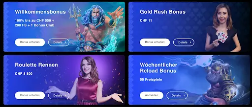 Casino Boni bei Librabet – Willkommensbonus, Gold Rush Bonus, Roulette Rennen und wöchentlicher Reload Bonus